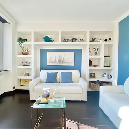 Casaviva - Modern Lively Trilo In Nervi Lägenhet